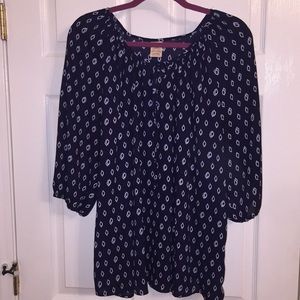 FADED GLORY 3/4 length sleeved lightweight shirt